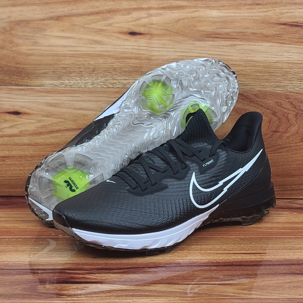 Nike Air Zoom Infinity Tour Flyknit Black White Golf Shoes CT0540-077 9.5 & 12.5